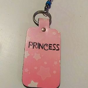 Handmade leather keychain